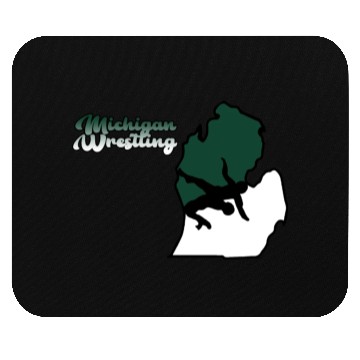 Discover Michigan Wrestling Mouse Pads