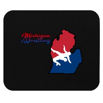 Discover Michigan Wrestling Mouse Pads