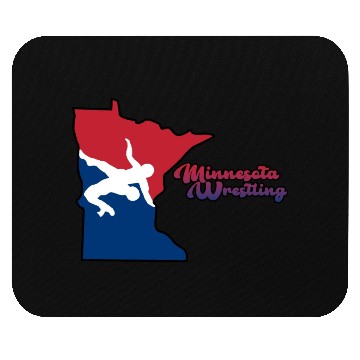 Discover Minnesota Wrestling Mouse Pads