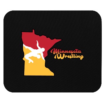 Discover Minnesota Wrestling Mouse Pads