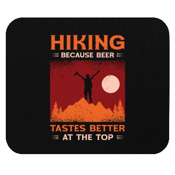 Discover Hiking Camping Mountain Hiker Mouse Pads