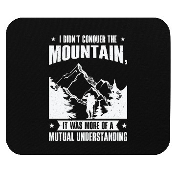 Discover Hiking Camping Mountain Hiker Mouse Pads