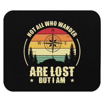 Discover Hiking Camping Mountain Hiker Mouse Pads