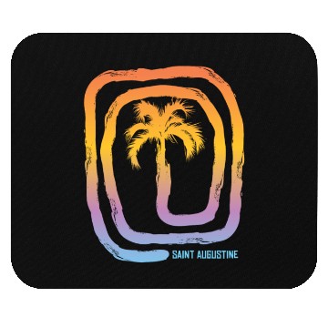 Discover Cool Saint Augustine Florida Palm Tree Souvenir Mouse Pads
