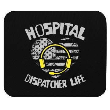 Discover Dispatcher Us Flag Mouse Pads