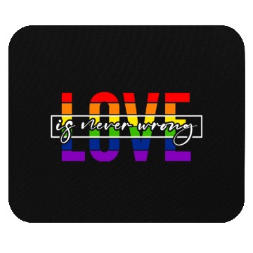 Discover Pride LGBTQ. Statement Mouse Pads