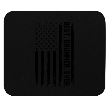 Discover Best Drummer Ever Drum Player US Flag Drummer Mouse Pads