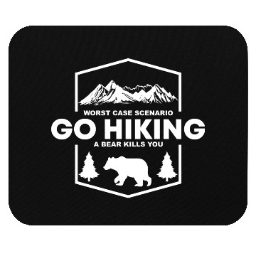 Discover Mountains Nature Adventure Outdoor Bear Mouse Pads