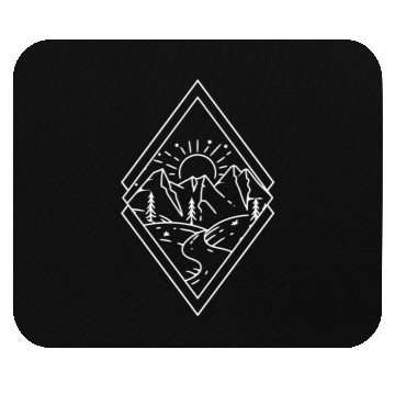 Discover Mountains Nature Adventure Outdoor Mouse Pads
