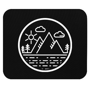 Discover Mountains Nature Adventure Outdoor Mouse Pads