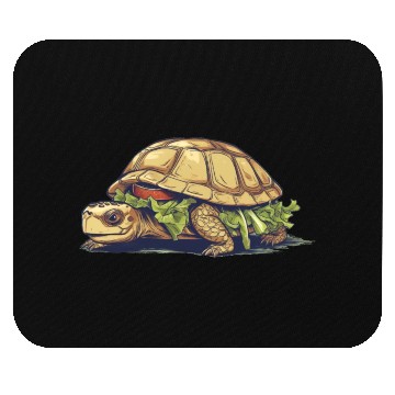 Discover Turtle Sandwich Sticker n' Mouse Pads Version