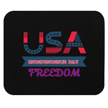 Discover Pride Gift For Lovers USA Independence Day Mouse Pads