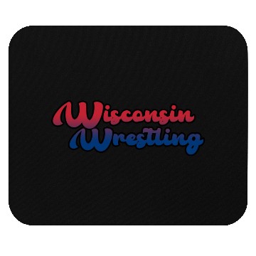 Discover Wisconsin Wrestling Mouse Pads