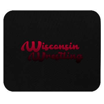 Discover Wisconsin Wrestling Mouse Pads