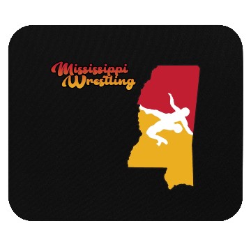 Discover Mississippi Wrestling Mouse Pads