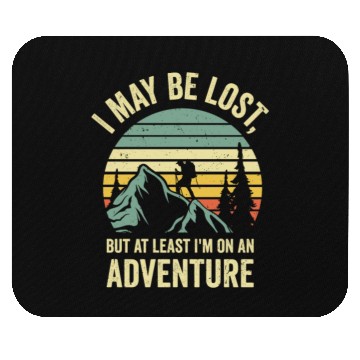 Discover Hiking Camping Mountain Hiker Mouse Pads
