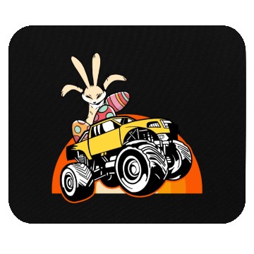 Discover aster Rabbit Offroad Vehicles Truck Retro Mouse Pads