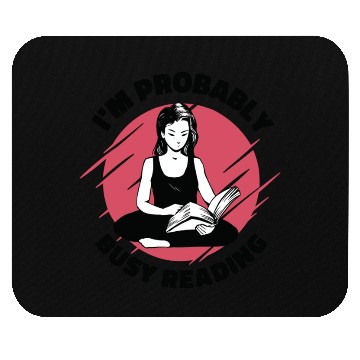 Discover Busy Reading Book Lover Activity Book Literature Mouse Pads