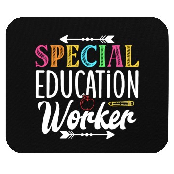 Discover Special Education Worker Sped Teacher Awareness Mouse Pads