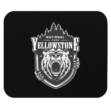 Discover NATION YELLOW STONE Mouse Pads