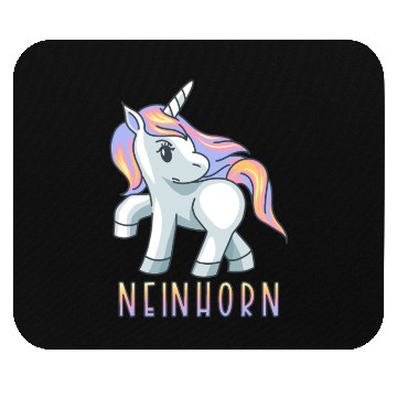 Discover Unicorn Angry Unicorn Bad Mood Mouse Pads