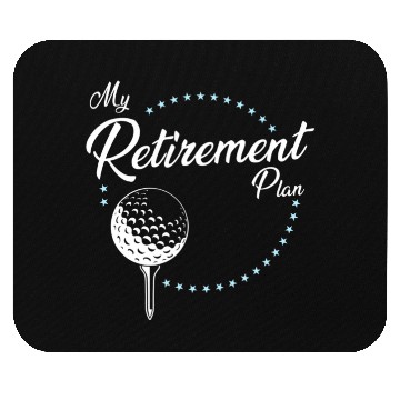 Discover My Retirement Plan Golf Mouse Pads
