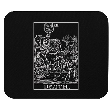 Discover Death Tarot Card Terror Tarot Shadow Edition Mouse Pads