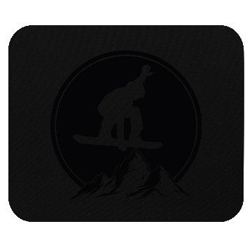 Discover Snowboarder Winter sports Fun Present Mouse Pads