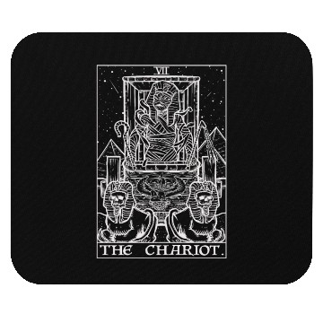 Discover The Chariot Terror Tarot Shadow Edition Mouse Pads