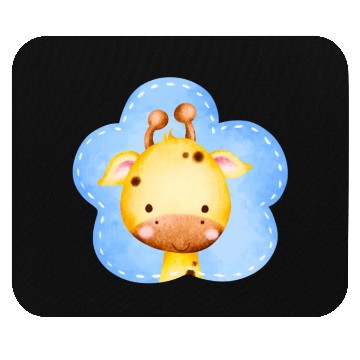 Discover Baby Giraffe Mouse Pads