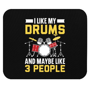 Discover Drummer Musical Instrument Musician Drum Player Mouse Pads