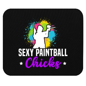 Discover Paintball Paint Gun Paintball Player Paintballer Mouse Pads