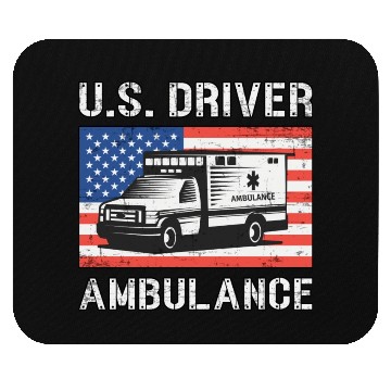 Discover Us Driver Ambulance Driver Paramedic Emergency Mouse Pads