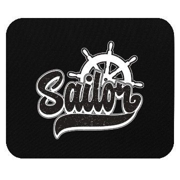 Discover Sailor Sailing Boat Ship Captain Mouse Pads