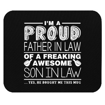 Discover FATHER IN LAW SON IN LAW Mouse Pads