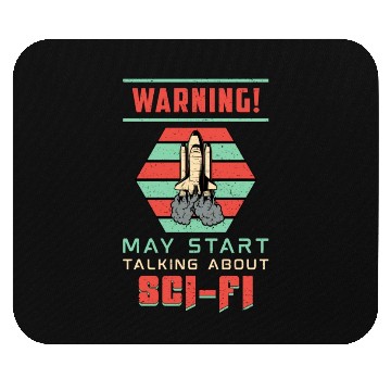 Discover Space Scientist Science Fiction Day Sci-Fi Mouse Pads