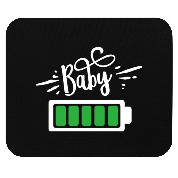Discover Baby Battery Pregnancy Gift Mouse Pads