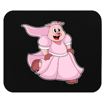 Discover Pig As Bride With Wedding Dress Mouse Pads