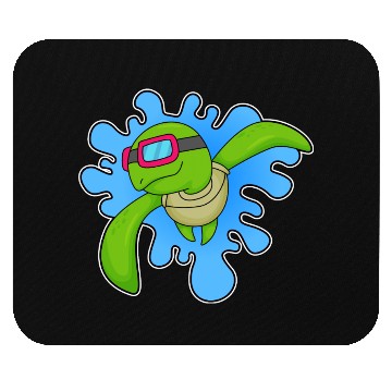Discover Turtle Swimming Swimming Goggles Mouse Pads