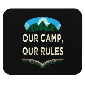 Discover Our Camp Our Rules Summer Wildlife Tropical Outdoo Mouse Pads