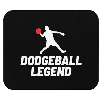 Discover Dodgeball Player Coach Team Sports Funny Mouse Pads