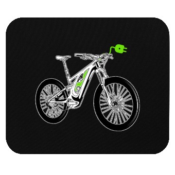 Discover Cycling Cyclist E Bike Mouse Pads