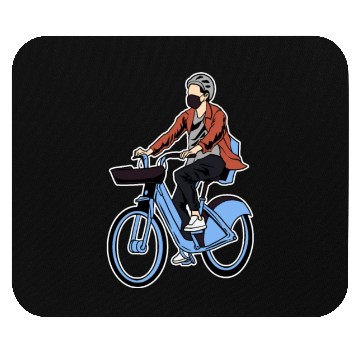 Discover Cycling Cyclist E Bike Mouse Pads