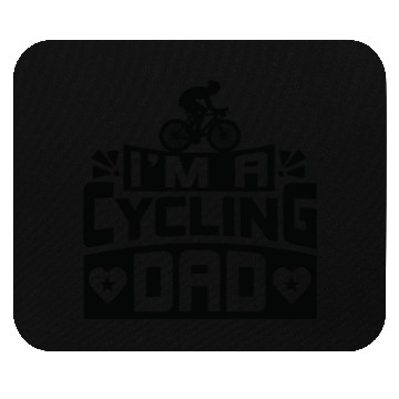 Discover I am a cycling dad Mouse Pads