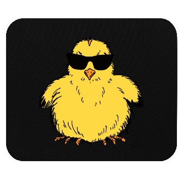 Discover Easter Chick with Sunglasses Mouse Pads