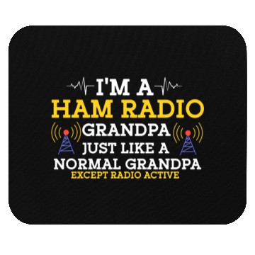 Discover Im A Ham Radio Grandpa Mouse Pads
