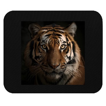 Discover Roaring Majesty: A Stunning Tiger Portrait Mouse Pads