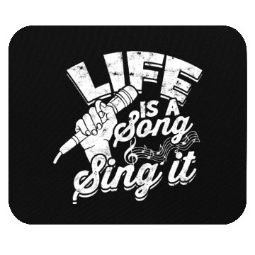 Discover Life is a song, sing it - Music Mouse Pads