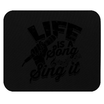 Discover Life is a song, sing it - Music Mouse Pads