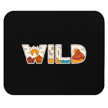 Discover Nature's Wild Words: Embrace the Wilderness Mouse Pads